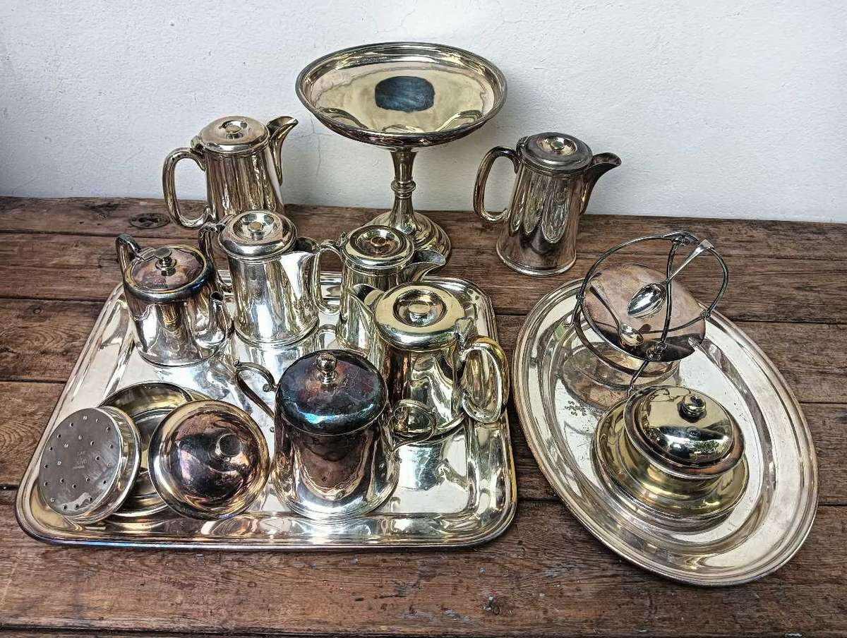 Vintage South African Railways EPNS cater ware