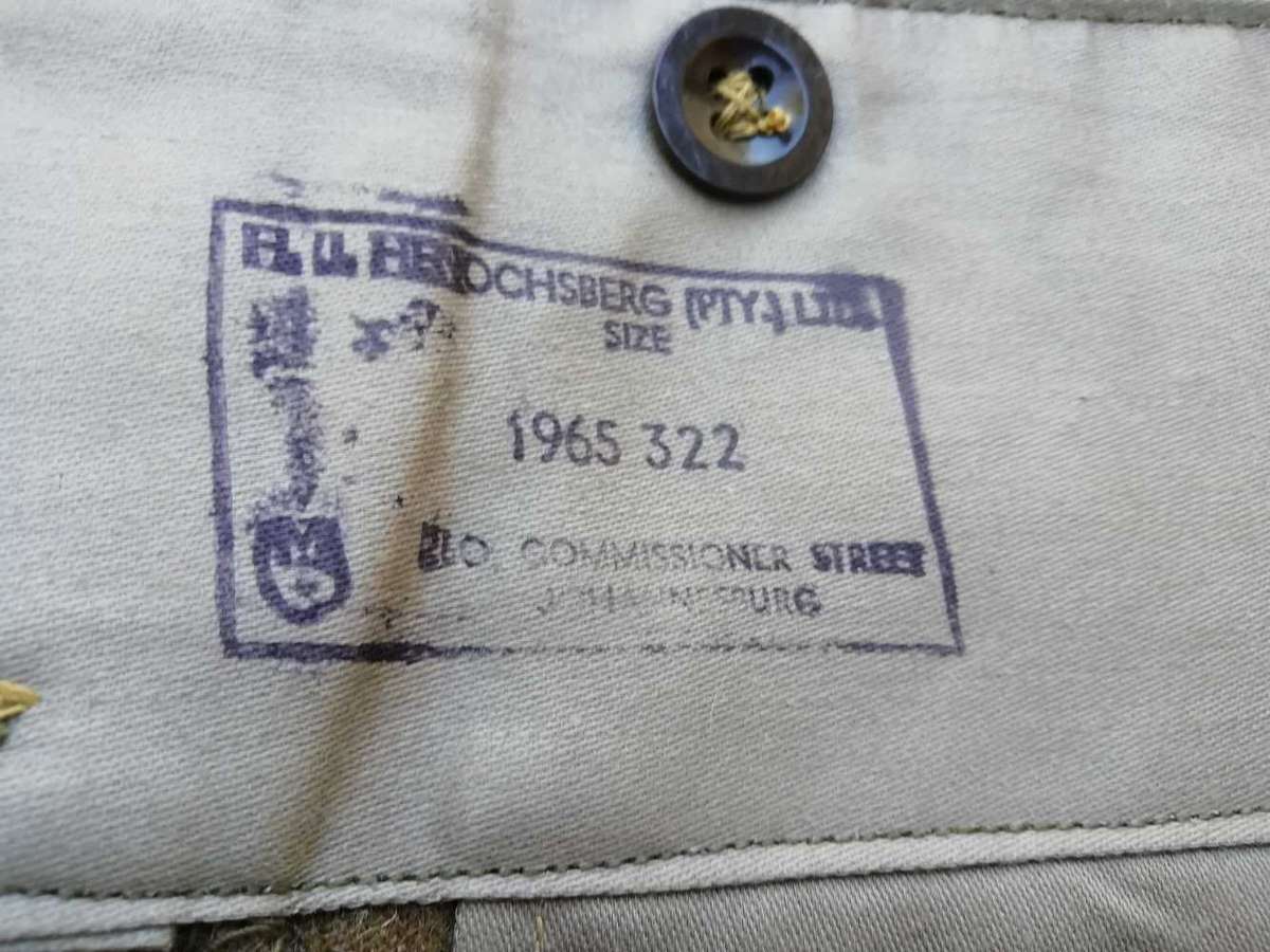 1960s SADF Bunny Jacket uniform