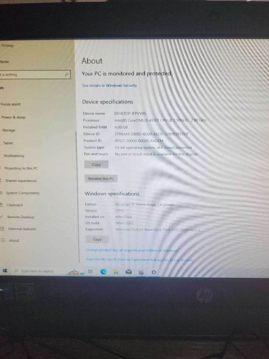 HP ProOne 400 G1 i3 4th GEN BUSINESS AIO PC FOR SALE