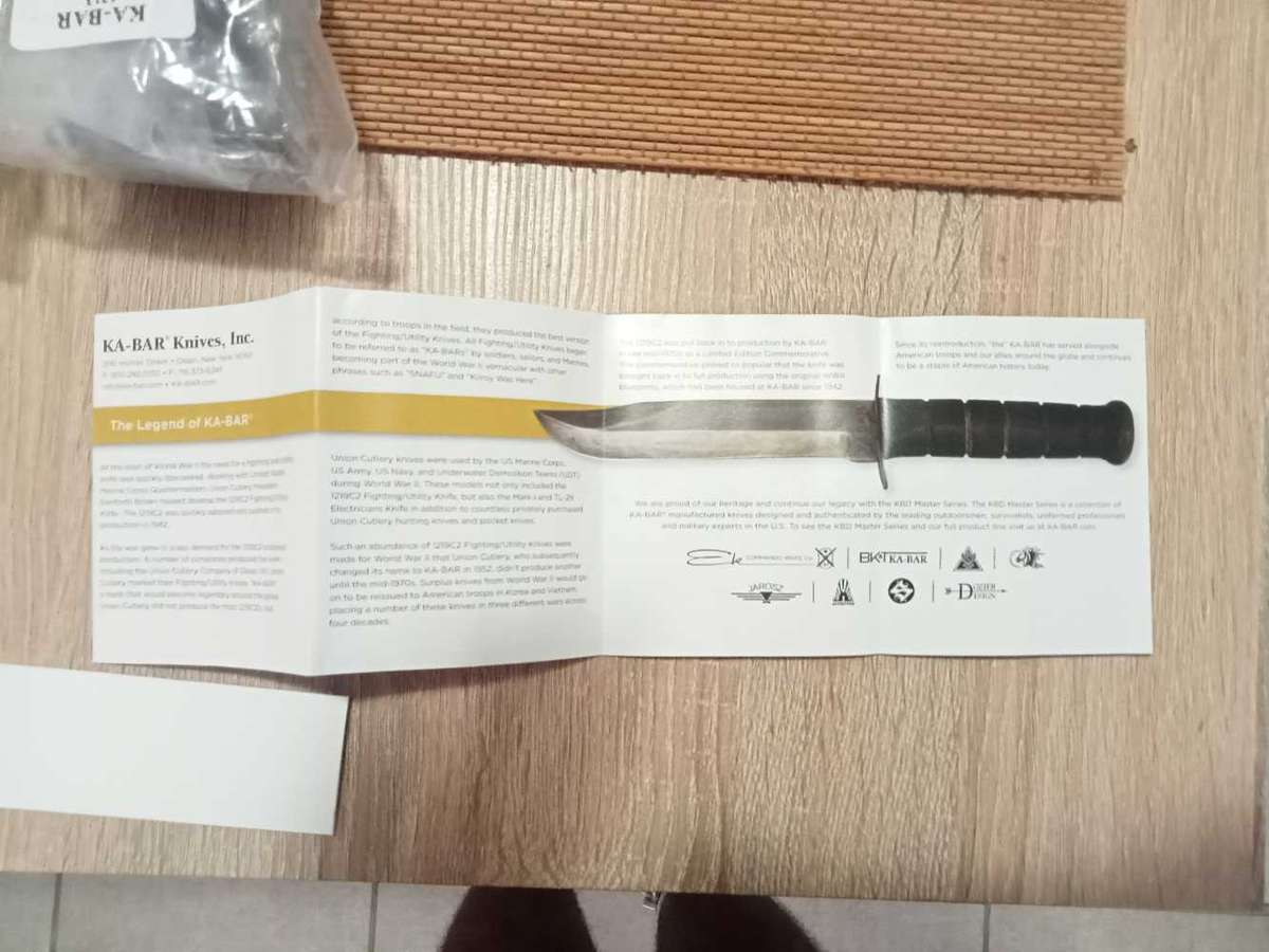 Kabar 1211 with sheath