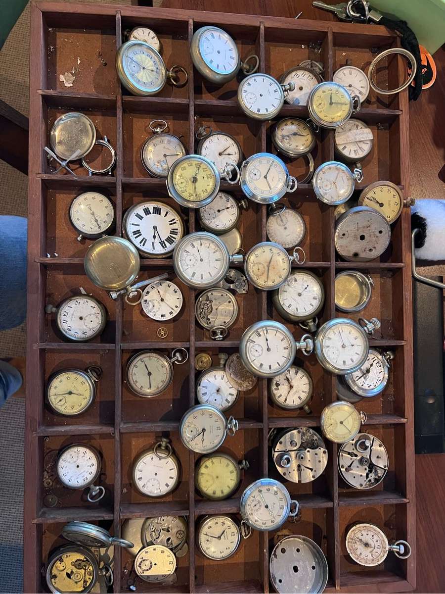 Vintage Pocket Watch Lot / Runners / non runners and spares