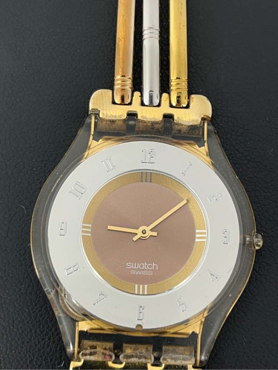 Swatch Skin Gold Tone Ladies Watch