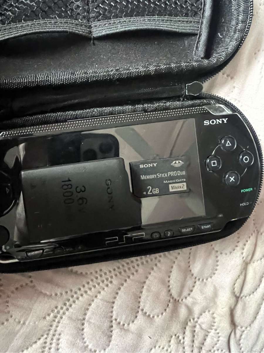 PSP with games