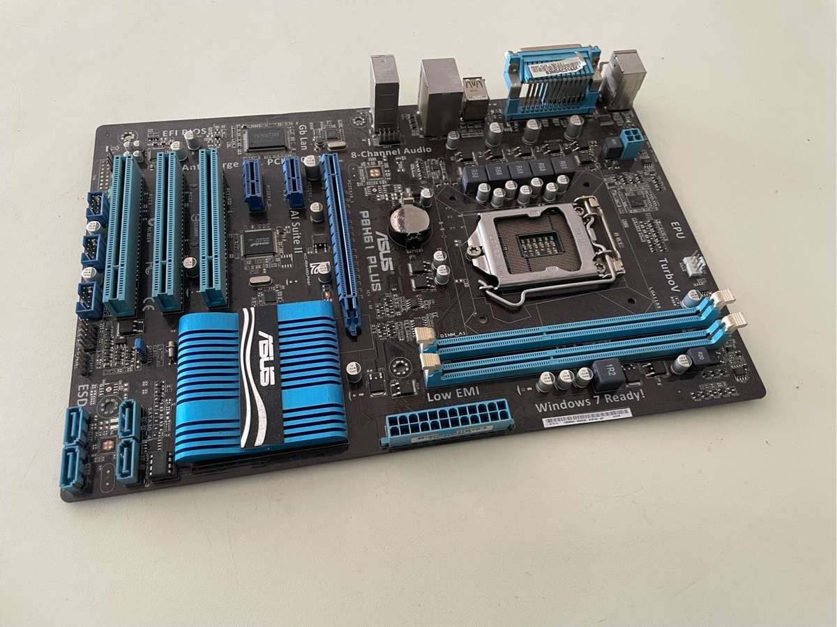 Asus P8H61 Plus Motherboard**For Parts Or repairs**