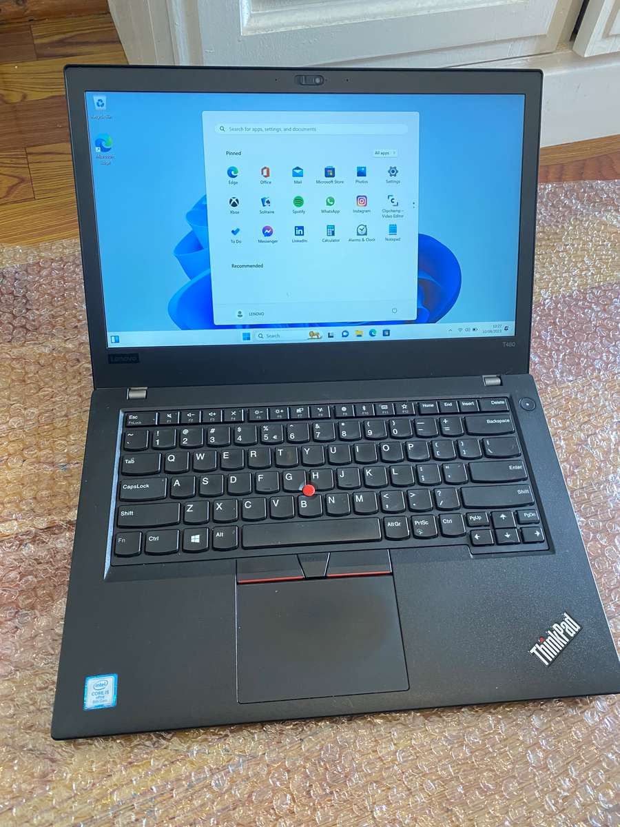 Lenovo T480 Touchscreen core i5 8th generation
