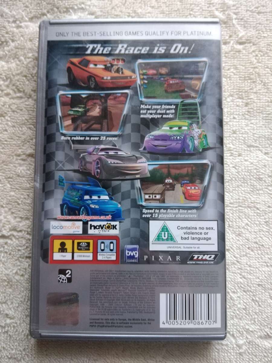 Psp Disney PIXAR CARS