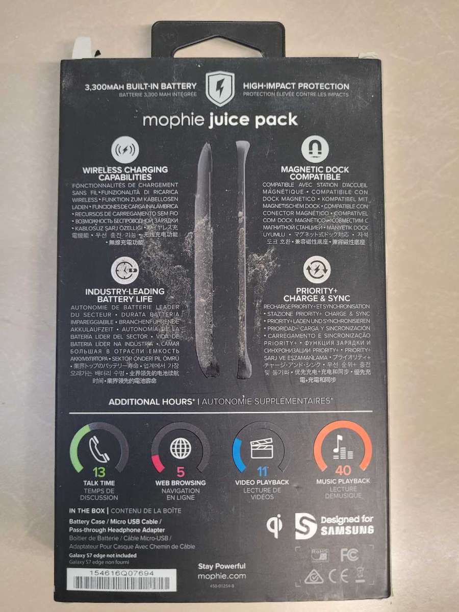 Samsung S7 Edge Extended Battery - Mophie Juice pack