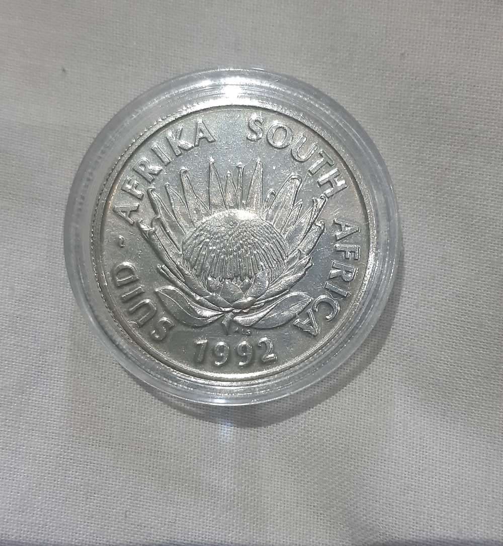1992 PROOF SILVER PROTEA R1