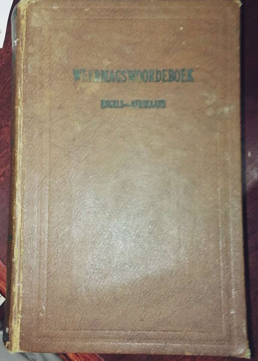 1954 - ARMY DICTIONARY/WEERMAGSWOORDEBOEK - Engels/Afrikaans