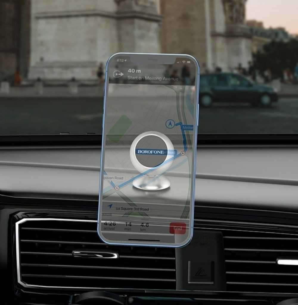 Borofone 360 Rotation Magnetic Car Phone Holder - BH41