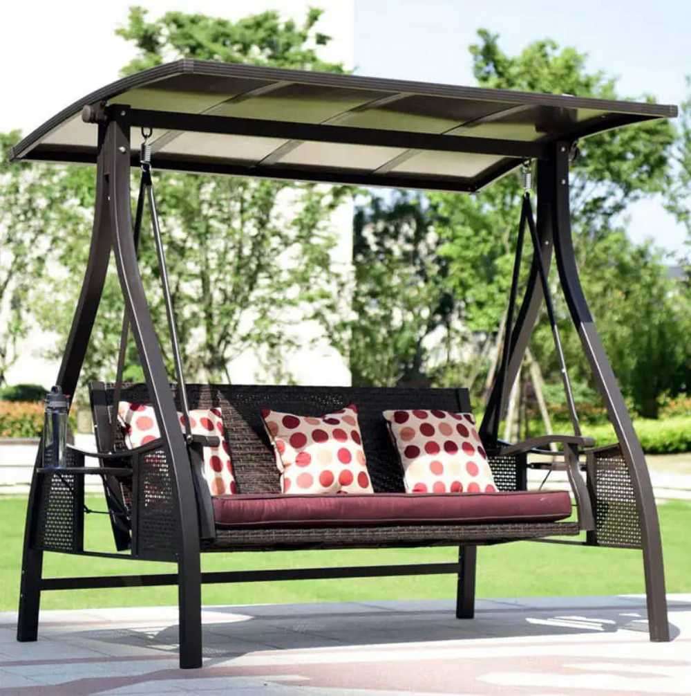 3 Seater Patio Garden Swing Chair