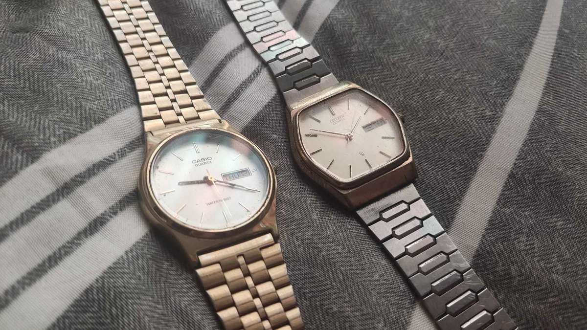 Citizen and Casio quartz watches