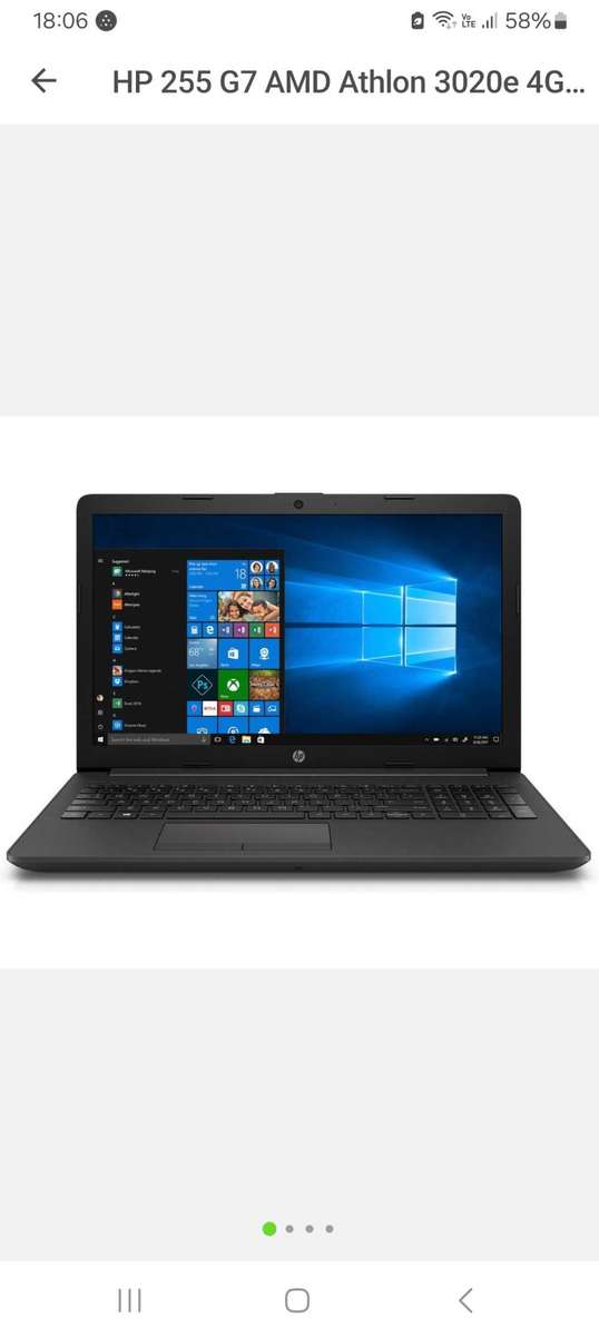 HP 255 G7 AMD Athlon 3020e 4GB 1TB 15.6` Notebook, Black