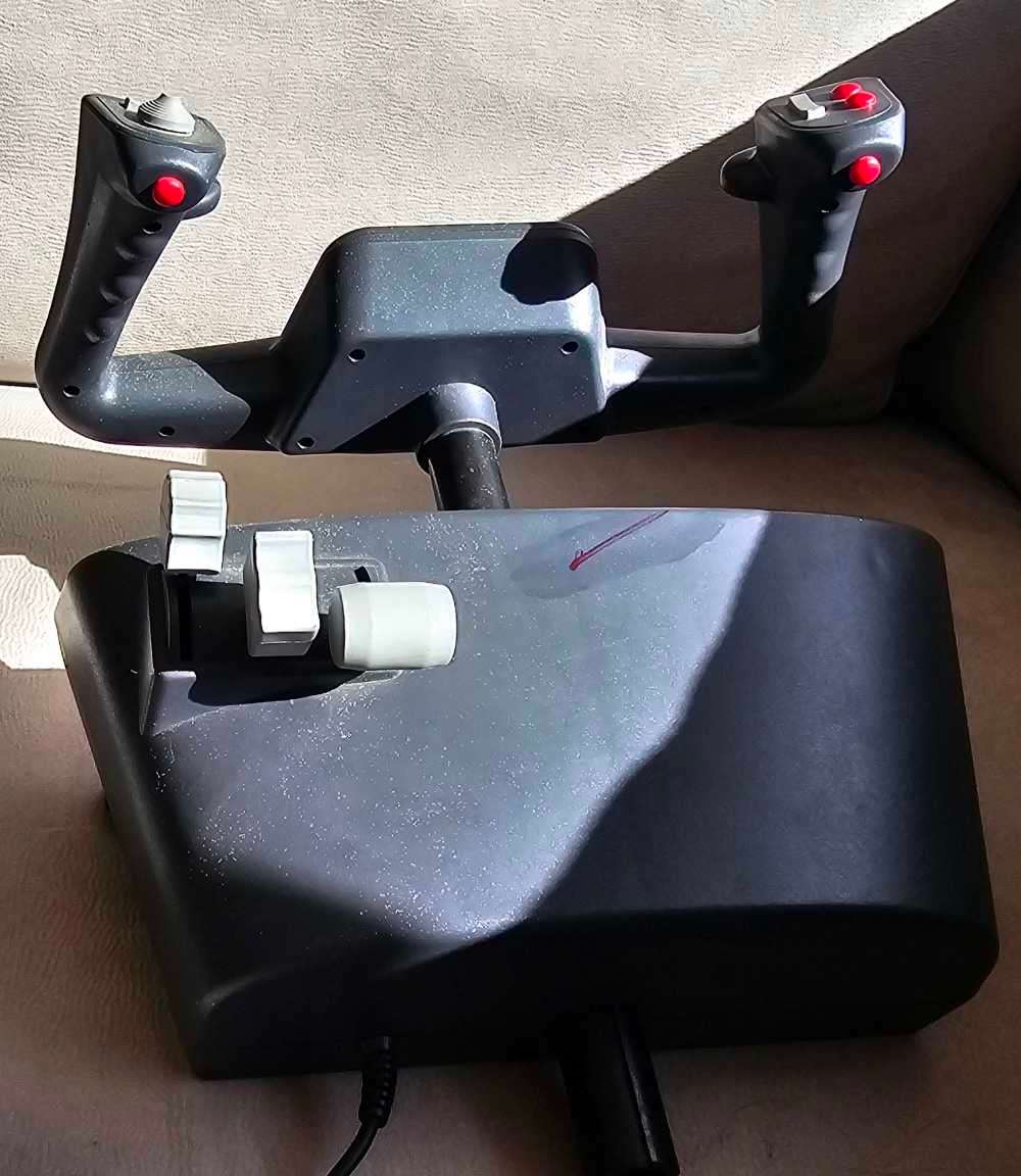 All in one flight Sim throttle and joystick