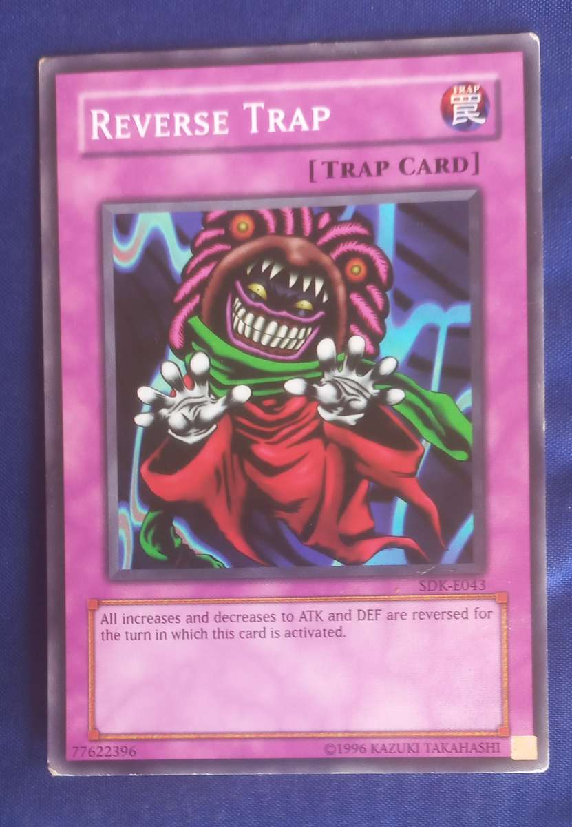 Yu-Gi-Oh! Reverse trap card