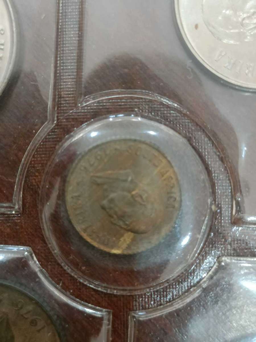 1976 South Africa Coin Set Uncirculated (1/2c - R1)