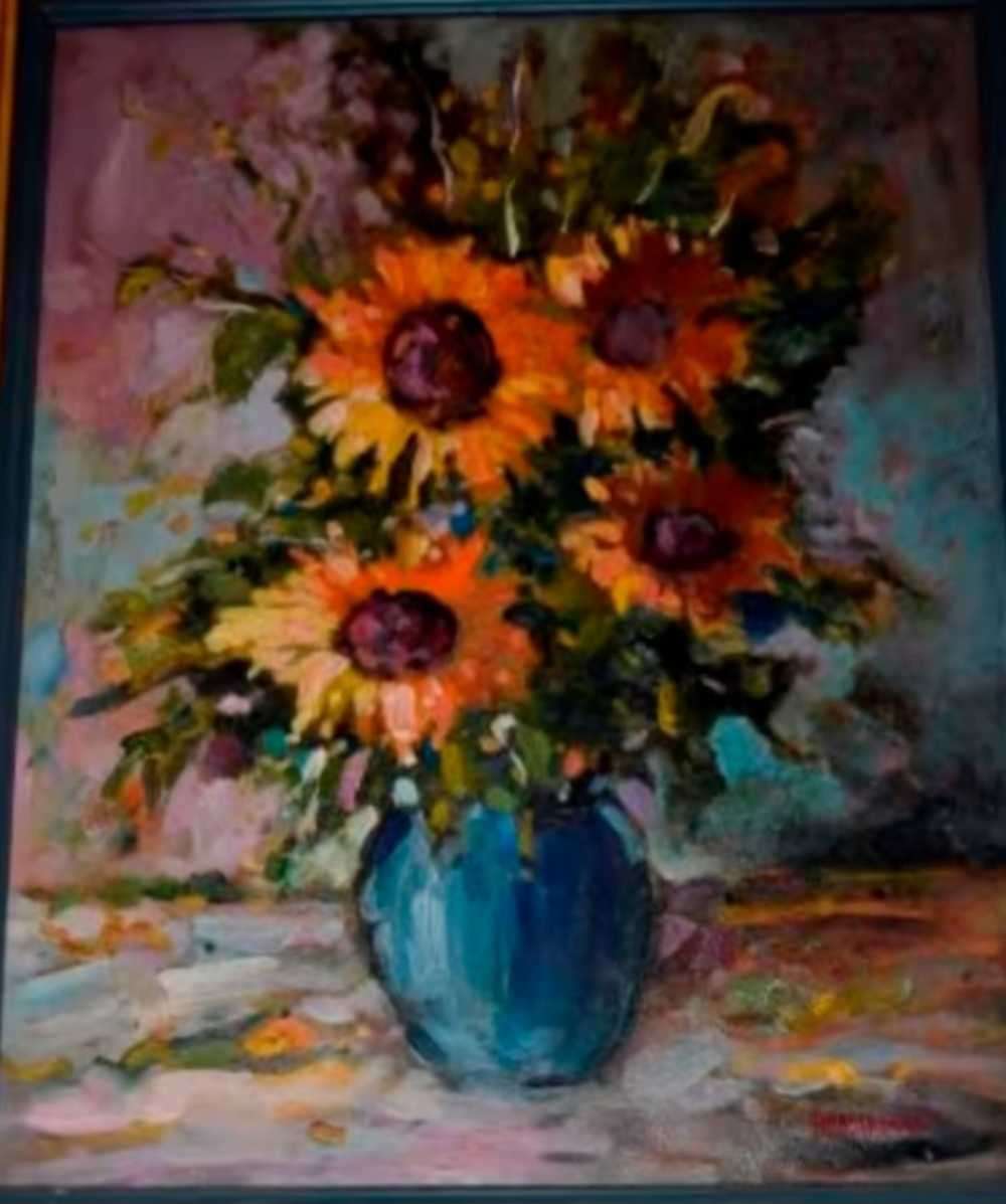 Koos Bronkhorst -Oil on Board