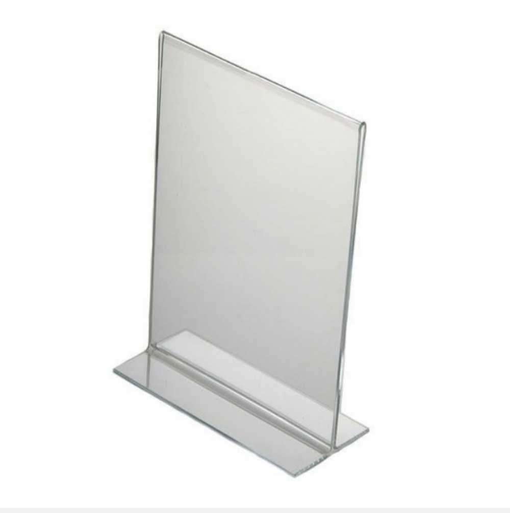 DOUBLE SIDED MENU HOLDER  A4 PORTRAIT. OFFICE. DESK. 100 on stock, buy one or more.