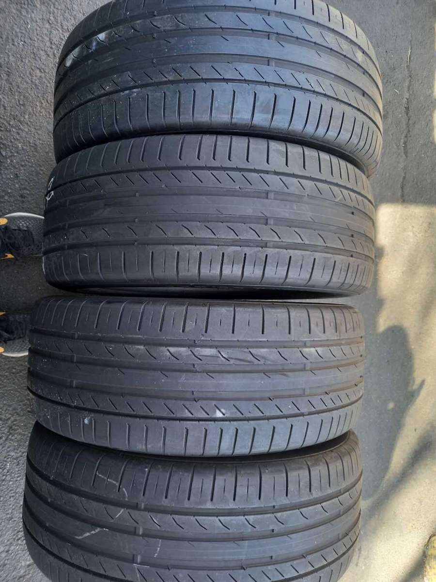 235/55/18 Continental ContiSportContact. 70% life