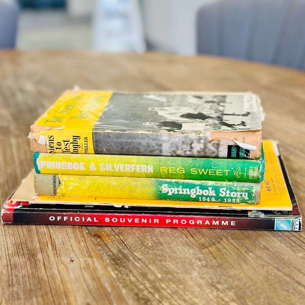 Vintage Rugby Books and Tour Programmes (Rare Find)