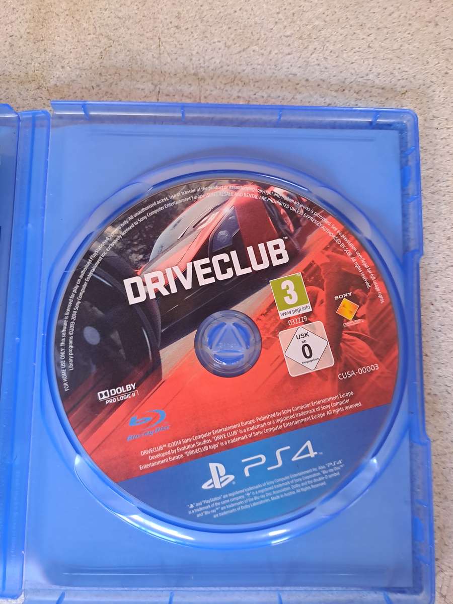 Ps4 driveclub game