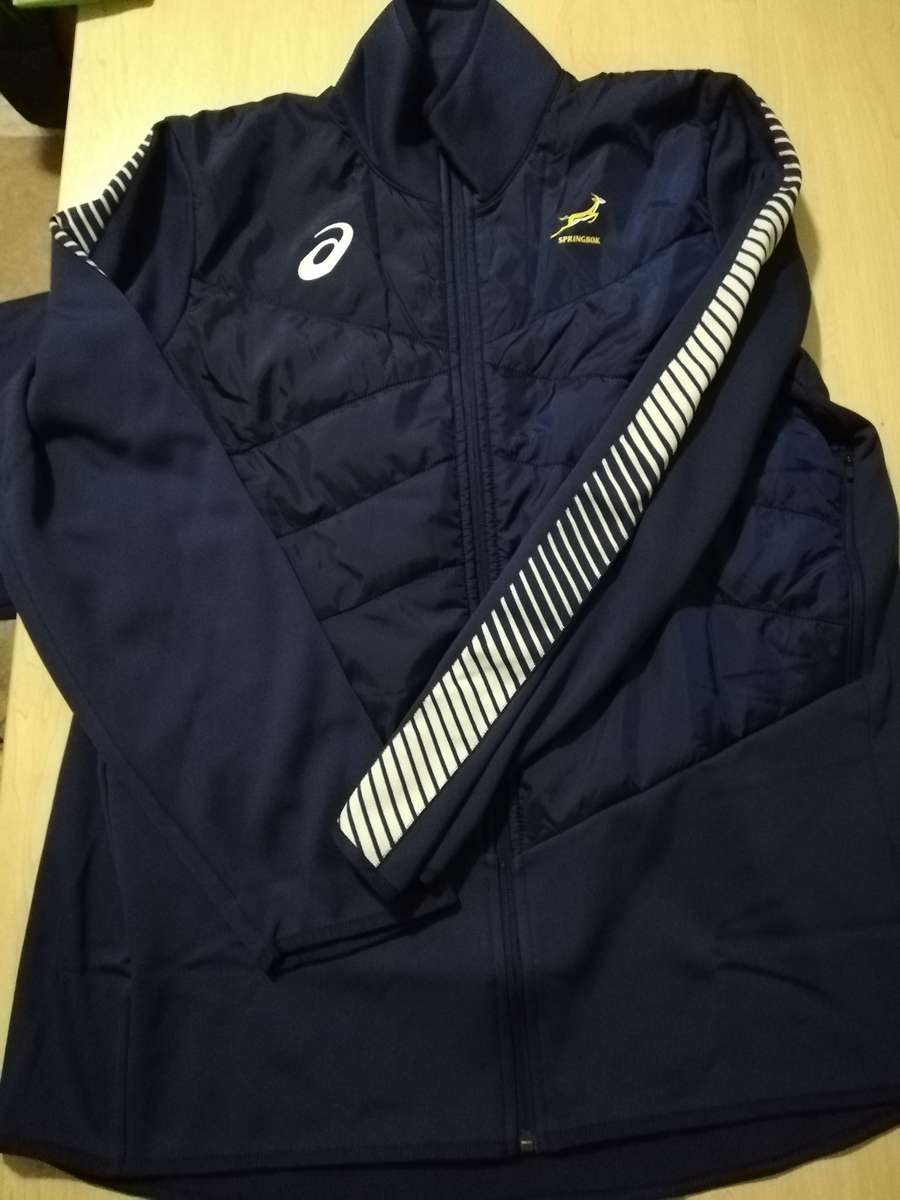 Springbok Navy Puffer Fleece Jacket Size 2XL