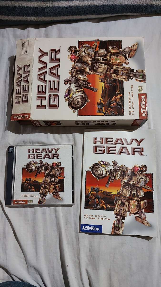 Heavy GEAR PC Big Box Game Vintage