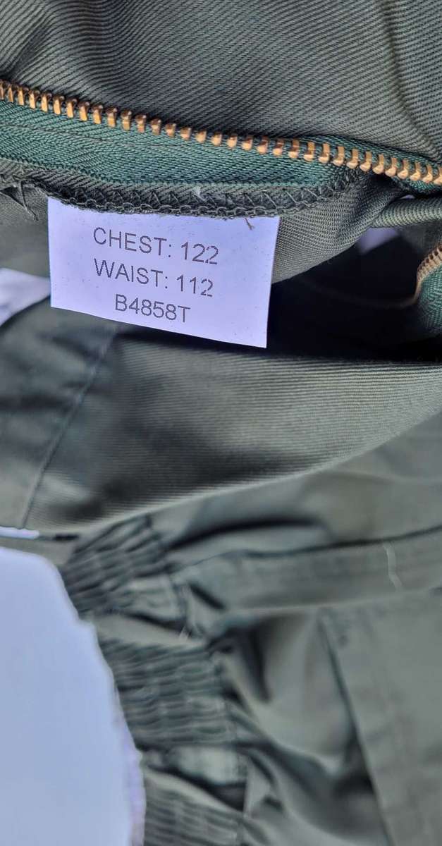 ACID REPELLENT BESLIN Ultra Reflective 2-Piece Work-Suit 87 Chest/77 Waist