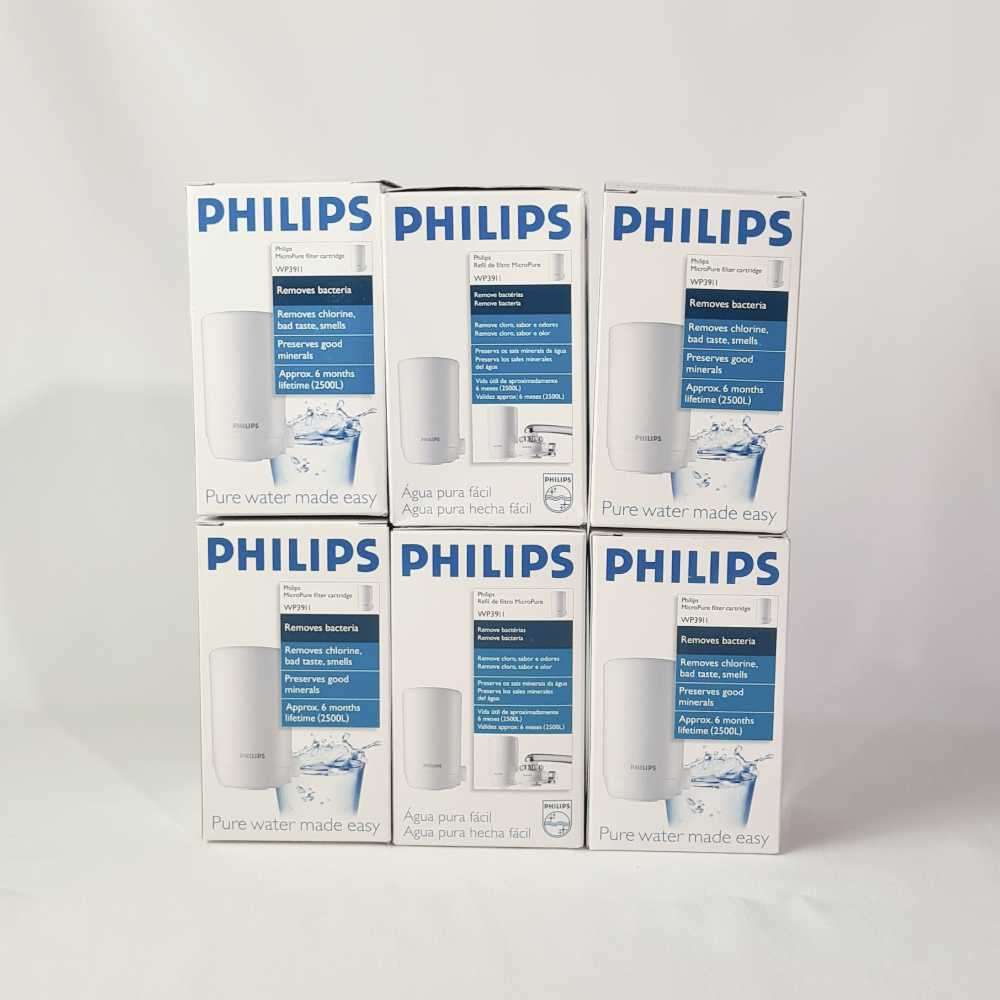 Philips filters. Box of 6 water tap filters