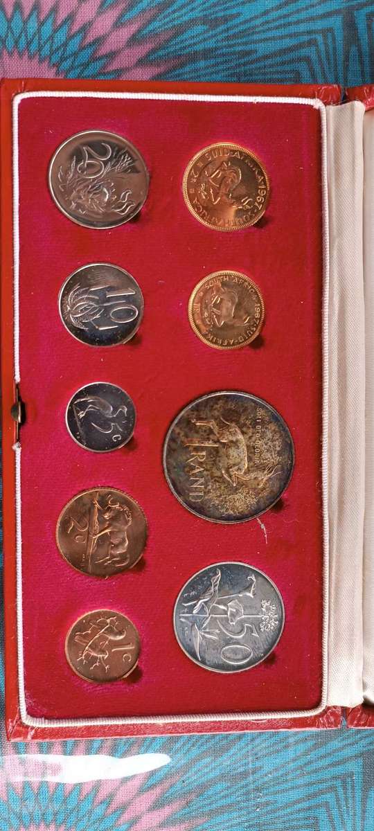 1967 South African coin proof set