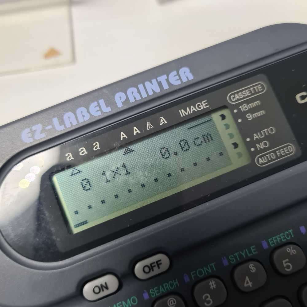 CASIO Label printer