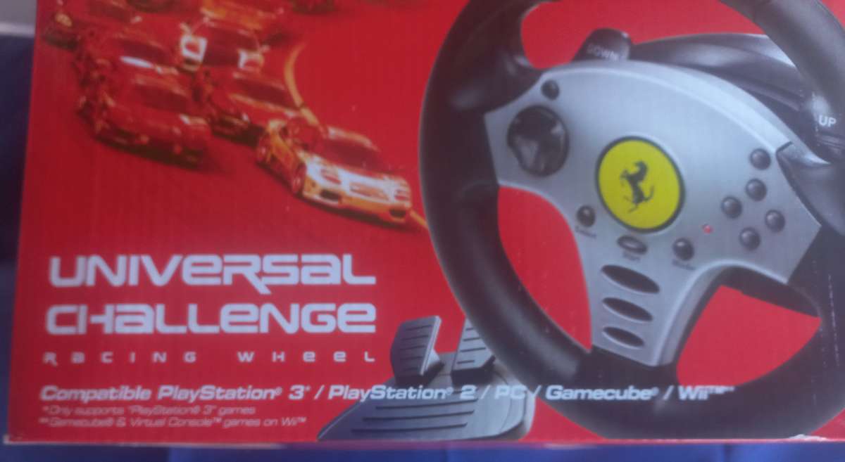 Ferrari Thrustmaster universal challenge racing wheel