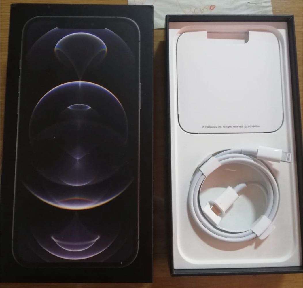 iPhone 12 Pro Max 128Gb with free charger, boxed in excellent condition .