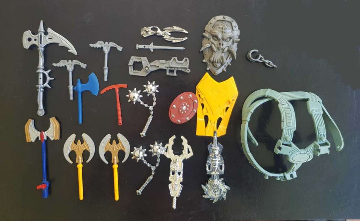 Action figure accessories lot