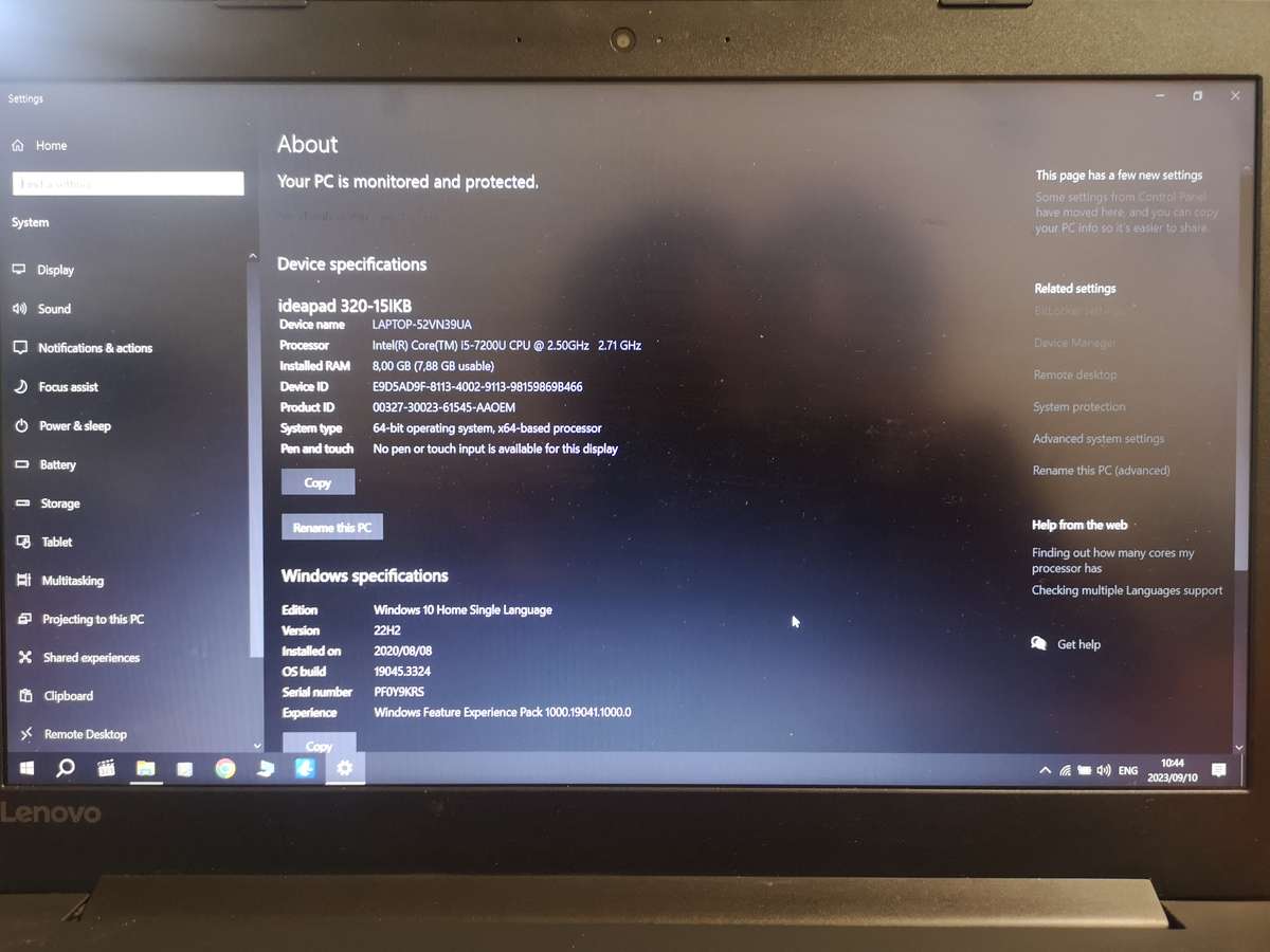 Lenovo IdeaPad 320 i5 7th Gen