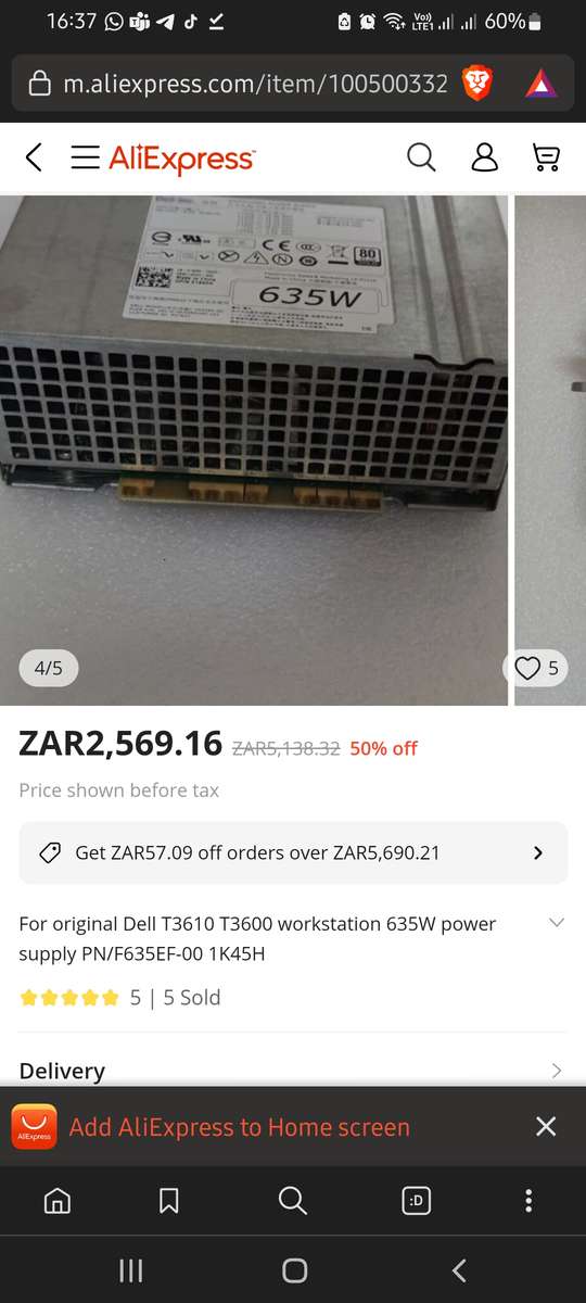 Dell Dell Precision T3600 Workstation/Server for sale