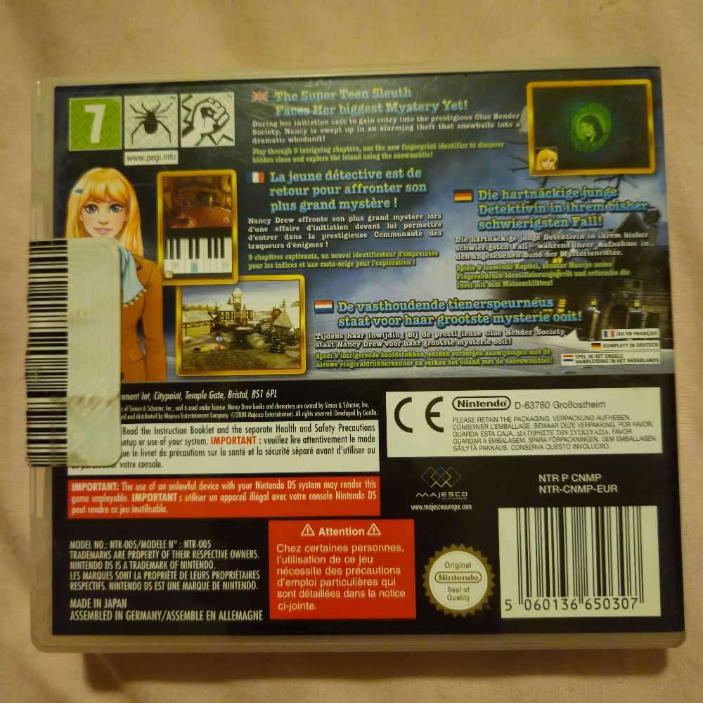 Nintendo DS Nancy Drew