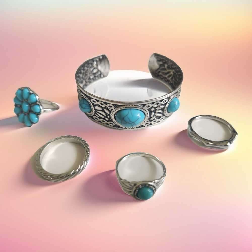 BOHO Bangle and Ring Set