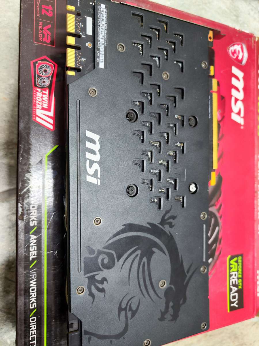 MSI GeForce GTX 1070 GAMING X Twin Frozr VI OVERCLOCKED Edition 8GB GDDR5