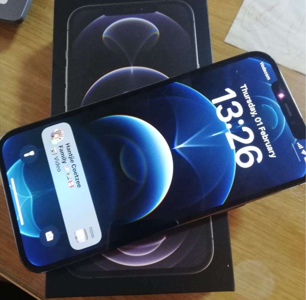 iPhone 12 Pro Max 128Gb with free charger, boxed in excellent condition .