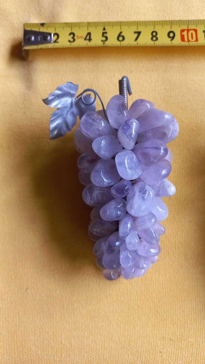 Vintage semi precious stone grape clusters