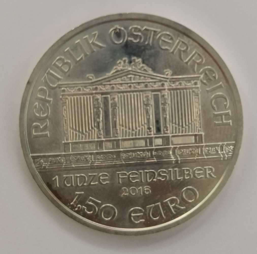 1 oz Silver Austrian Philharmonic 2016