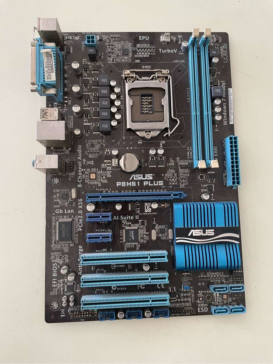 Asus P8H61 Plus Motherboard**For Parts Or repairs**