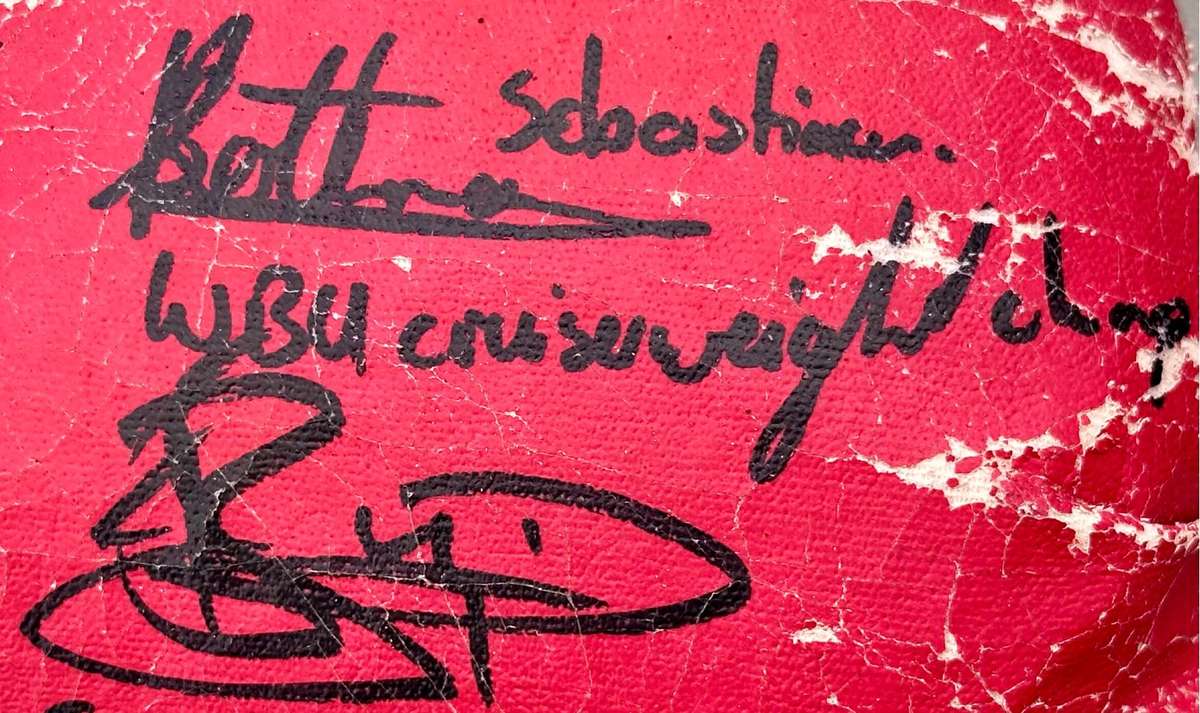 Vintage Autographed Boxing Gloves (Includes Jacob `Baby Jake` Matlala)