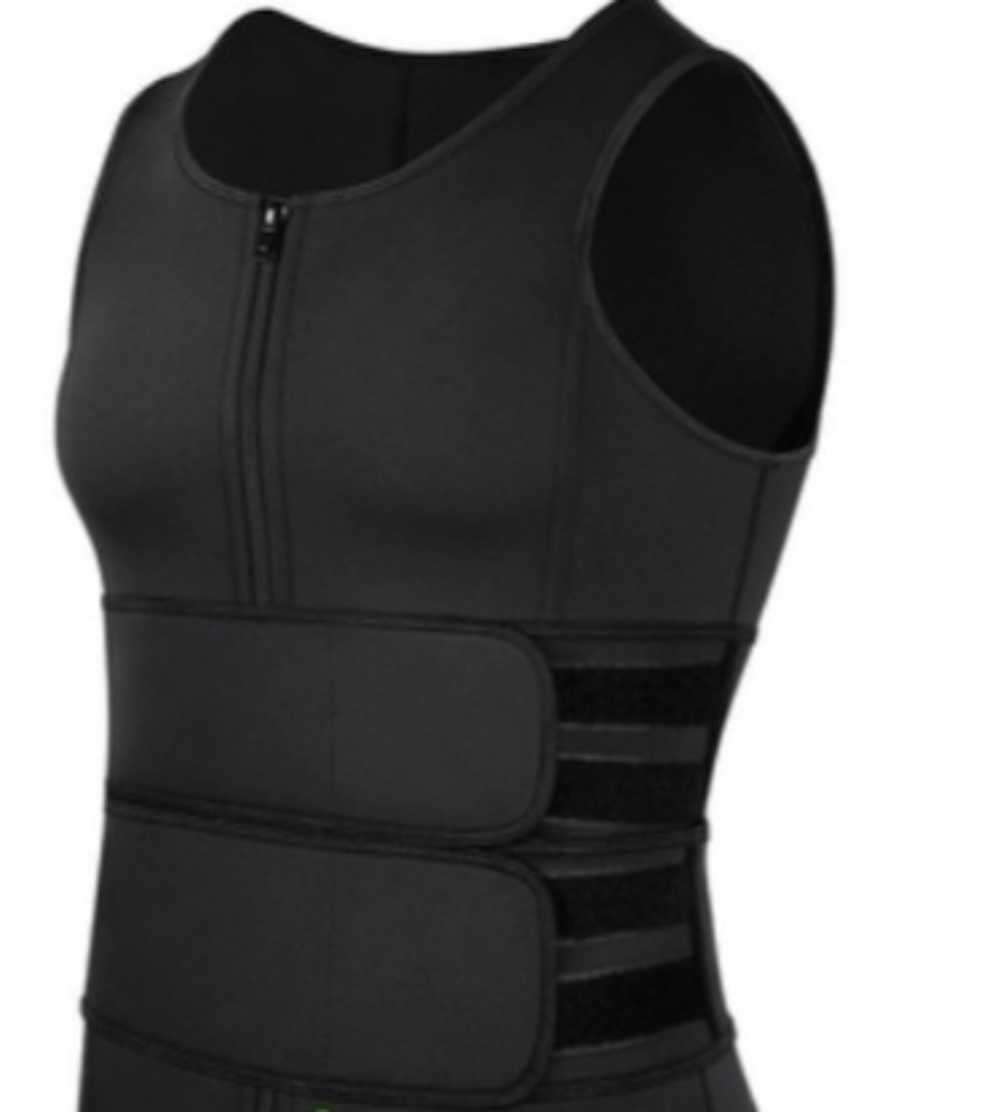 Compression Sculpting Sauna Fat Burn Zipper Vest (MEDIUM) ***UNBOXED DEAL***
