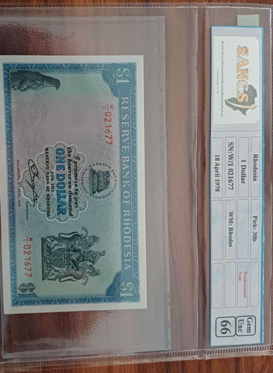 1978 UNC 63 REPLACEMENT ONE Dollar note