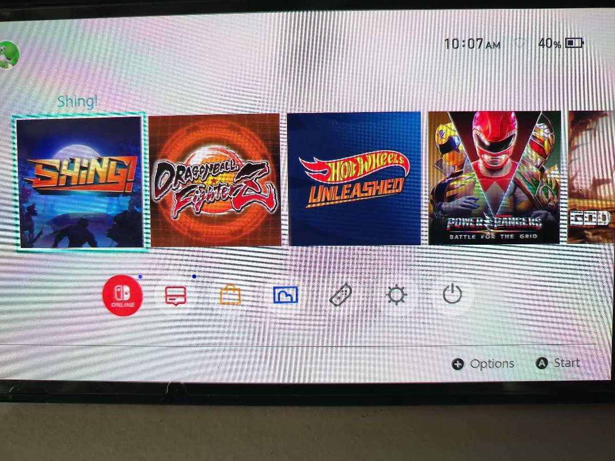 Nintendo switch oled splatoon limited edition