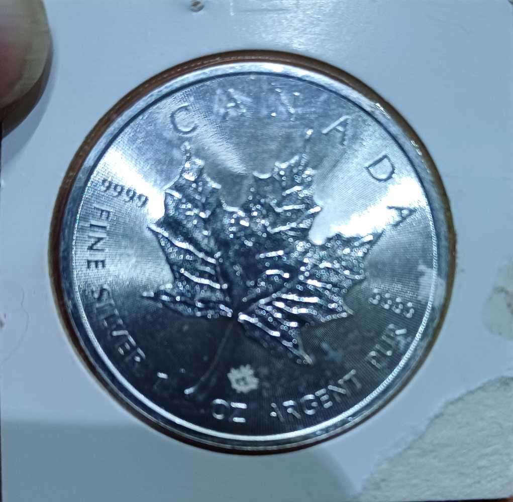2015 Canada 1oz Pure Silver Maple 5Dollar Coin
