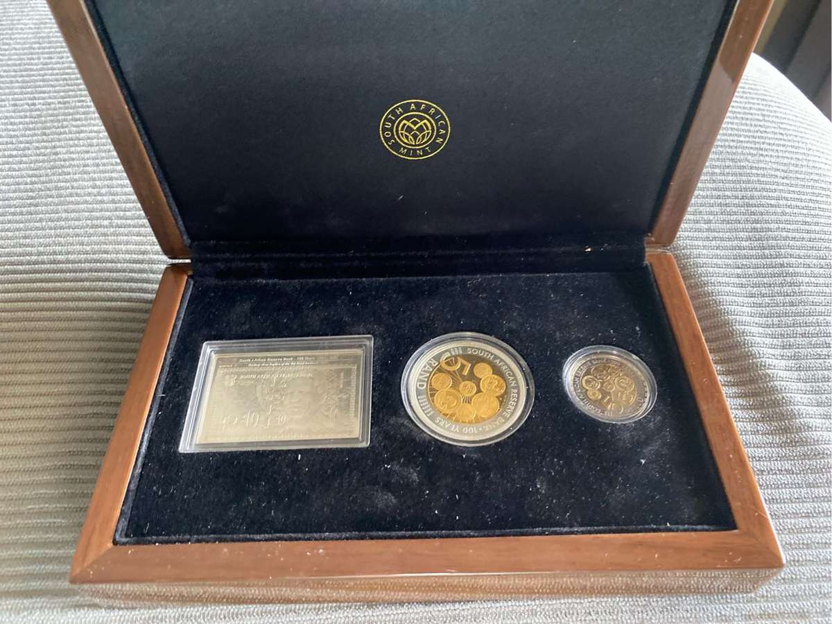 South African Reserve Bank Centenary Coin Set 1921-2021