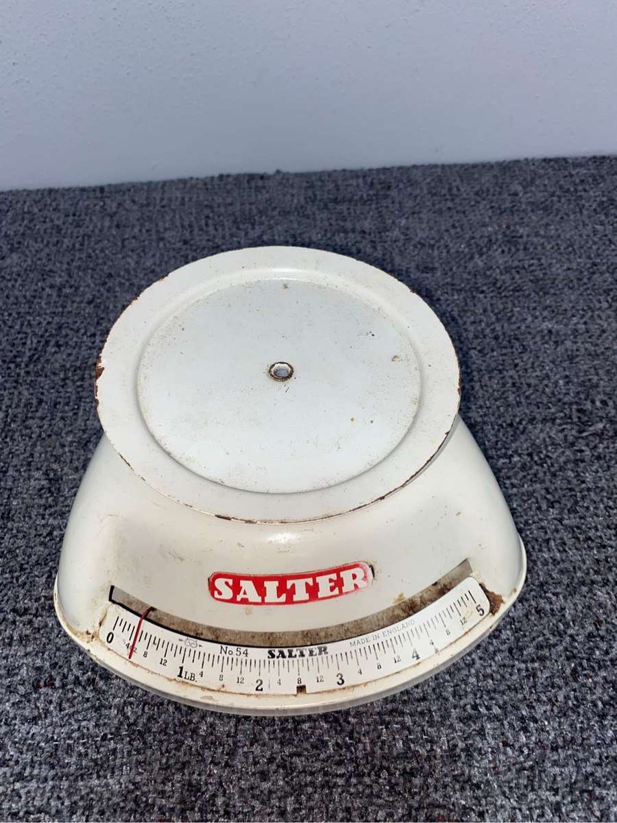 Vintage salter home scale